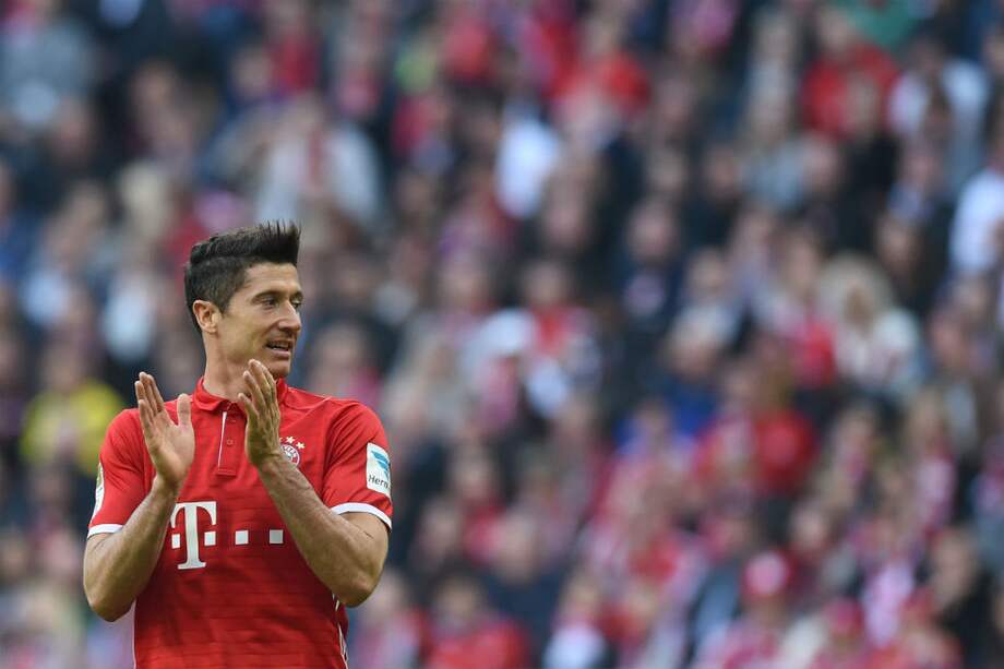 Robert Lewandowski, delantero polaco del Bayern Múnich. / AFP