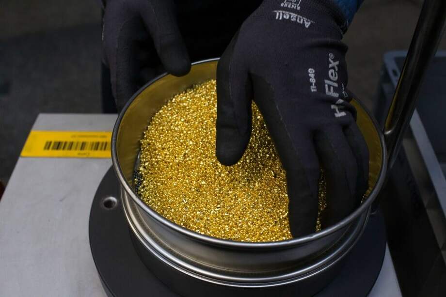 El oro se acercó a los US$1.600 la onza a comienzos de mes. / Bloomberg.