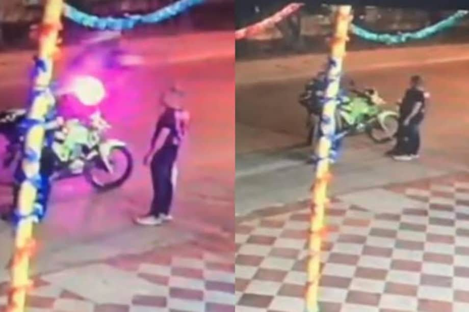 En video quedó captado el momento en el que un patrullero fue arrollado por otro en medio de una persecución.