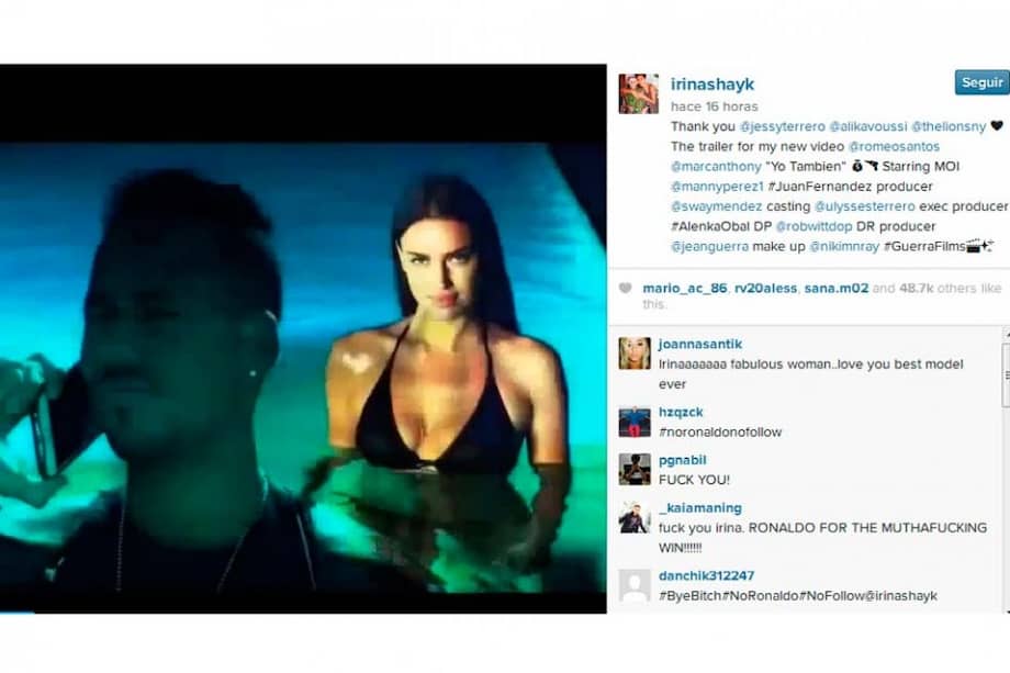 Tomada de instagram.com/irinashayk