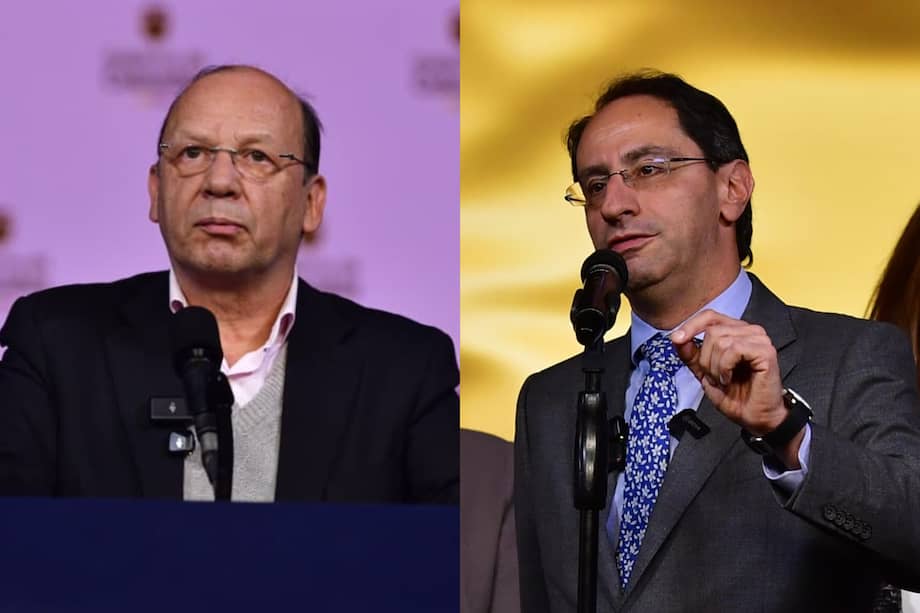 Germán Ávila y José Manuel Restrepo en empalme.