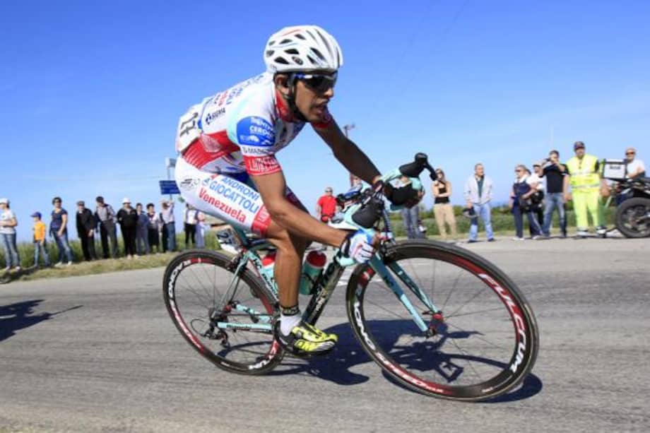 Miguel Rubiano del equipo Androni-Giocatolli
