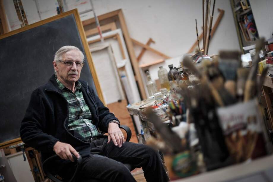 Santiago Cárdenas en su taller, al norte de Bogotá. / Luis Ángel - El Espectador