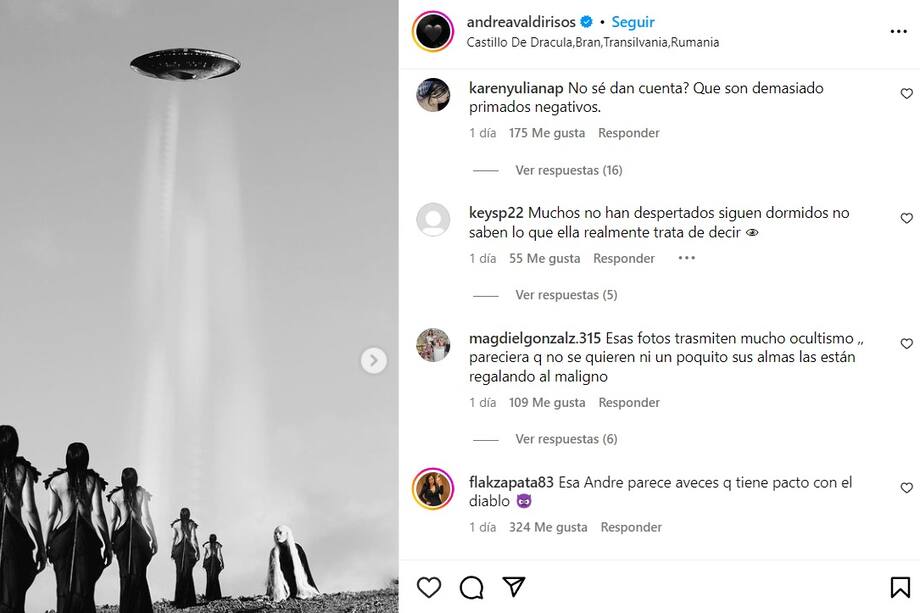 Critican a Andrea Valdiri por su disfraz: la acusan de ‘tener pacto con el diablo’