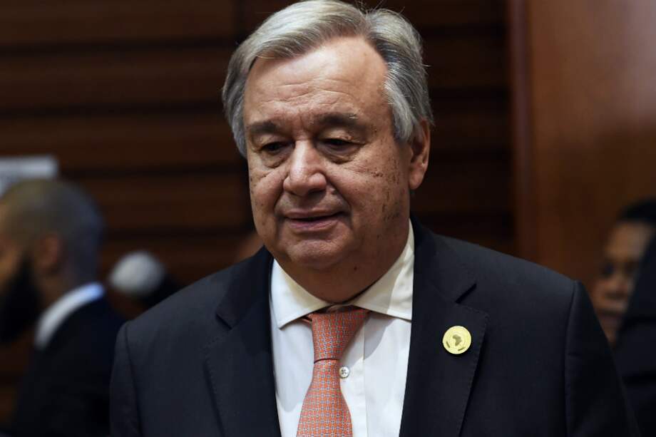 António Guterres, secretario general de la ONU. / AFP
