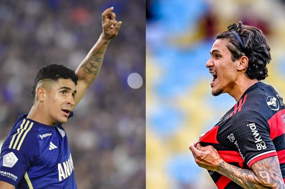 Daniel Cataño de Millonarios y Pedro de Flamengo.