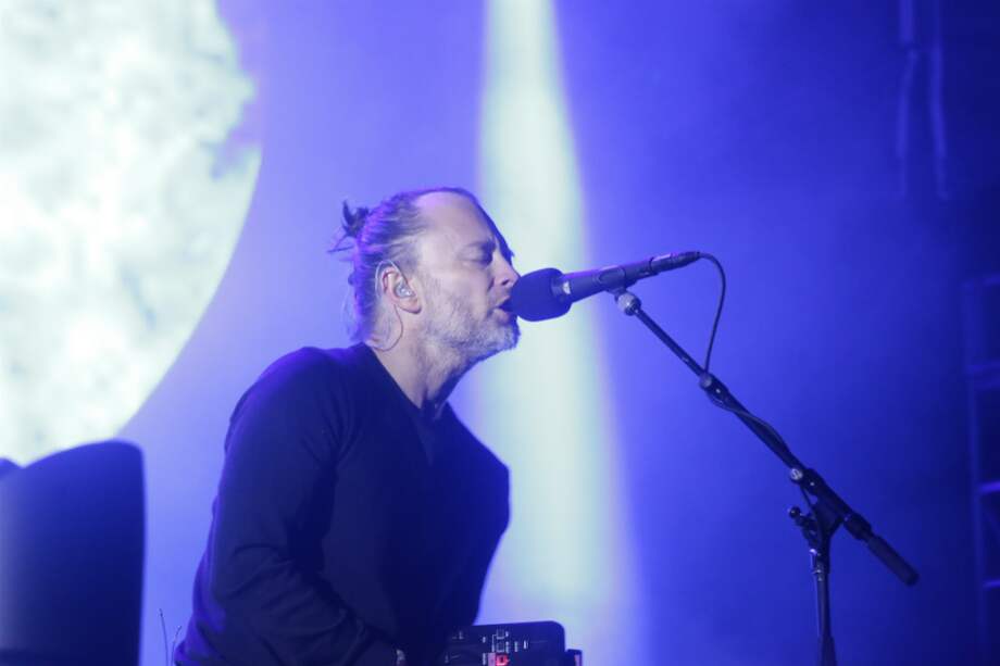 Imagen del concierto de Radiohead en Bogotá este miércoles 25 de abril. / Daniel Muñoz - El Espectador