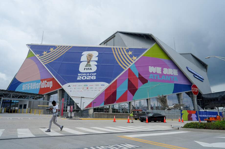 Fotografía que muestra las instalaciones del estadio de Atlanta este martes, previo al debut de España ante Cabo Verde el 15 de junio, en Atlanta (Estados Unidos). EFE/ Alberto Boal