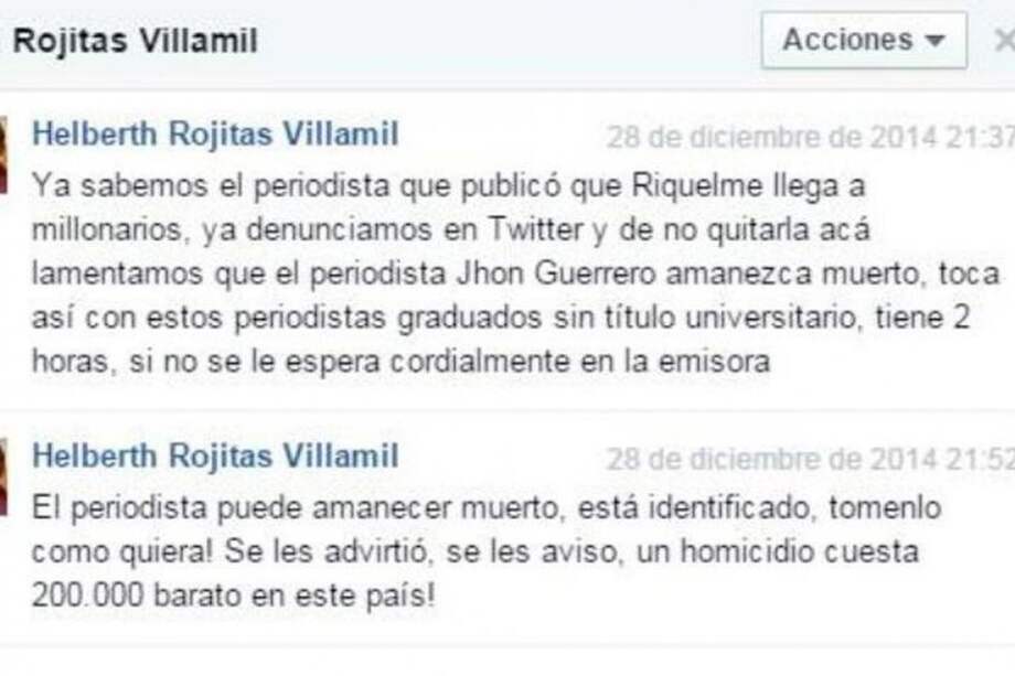Amenazan de muerte a periodista deportivo por broma del día de los inocentes