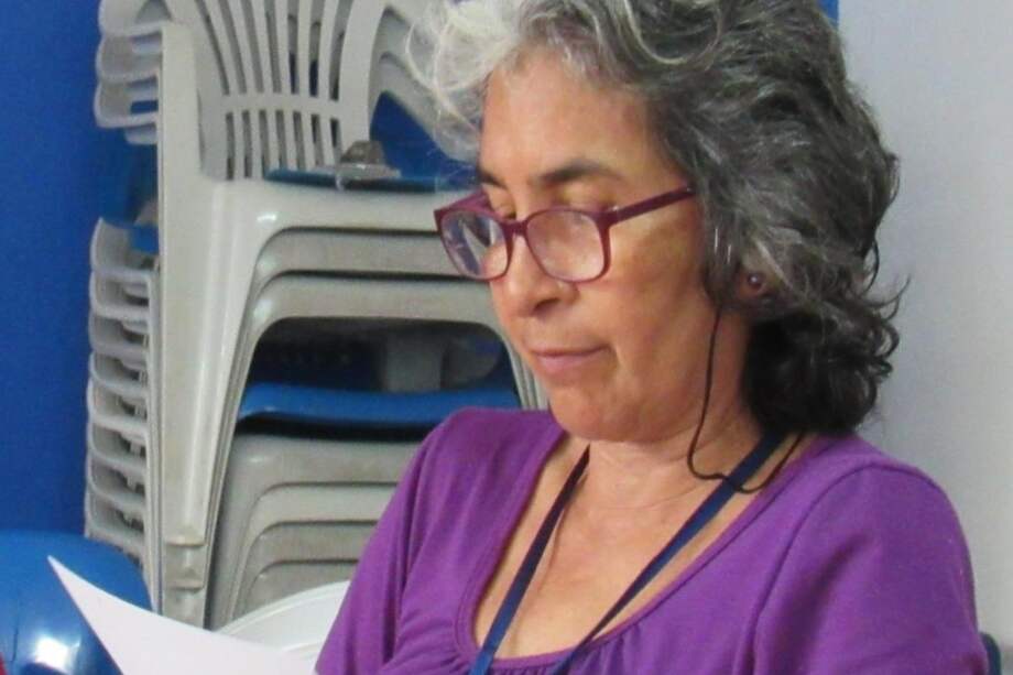 María Ruth Sanabria recibió el Premio Nacional a la Defensa de los Derechos Humanos en la categoría Toda una vida, otorgado por la ONG de cooperación sueca Diakonia. / Tomada por Federación Luterana Mundial