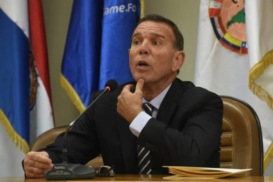 Juan Ángel Napout, presidente de la Conmebol / AFP