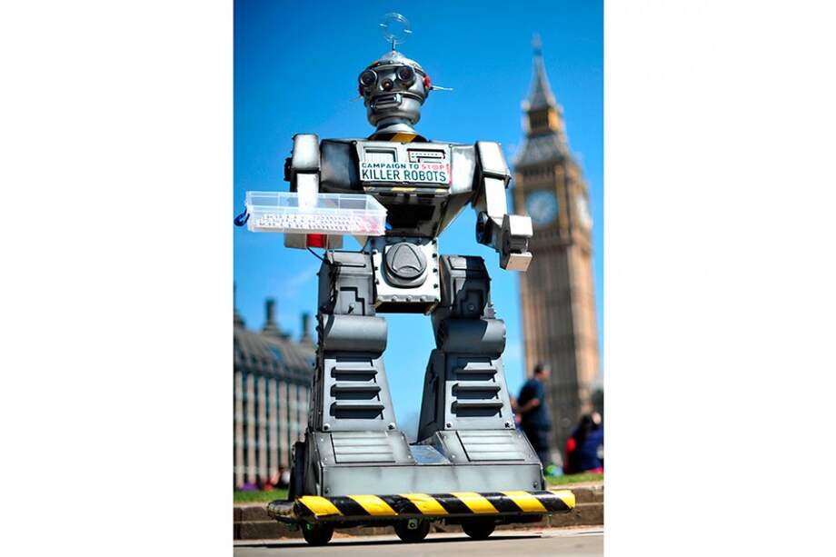 Un robot asesino. / AFP
