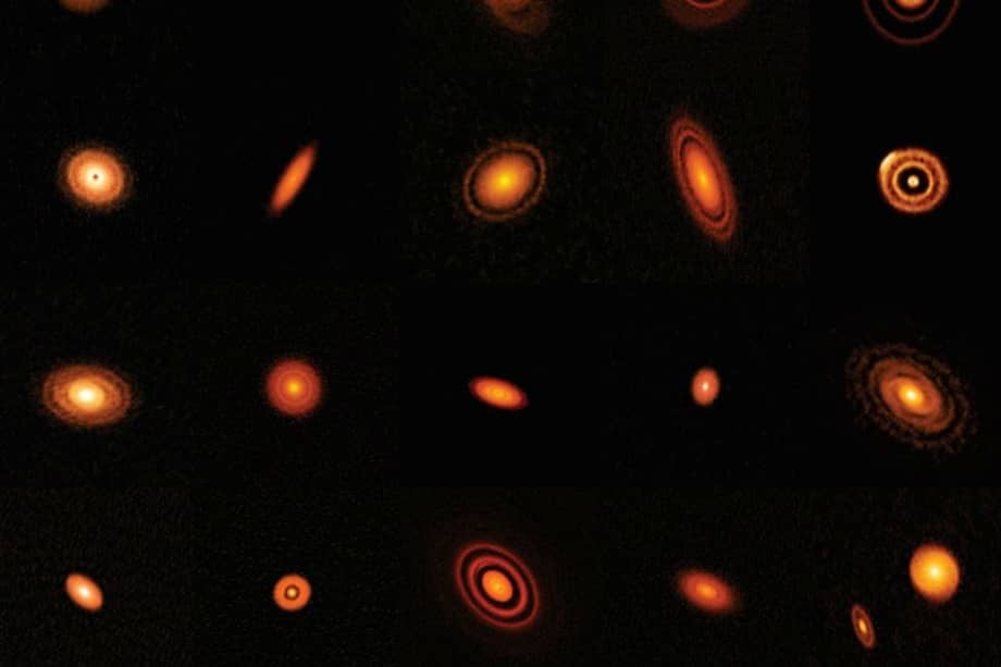 Los resultados de esta encuesta aparecerán en una edición especial de Astrophysical Journal Letters. / ALMA (ESO/NAOJ/NRAO), S. ANDREWS ET AL.; NRAO/AUI/