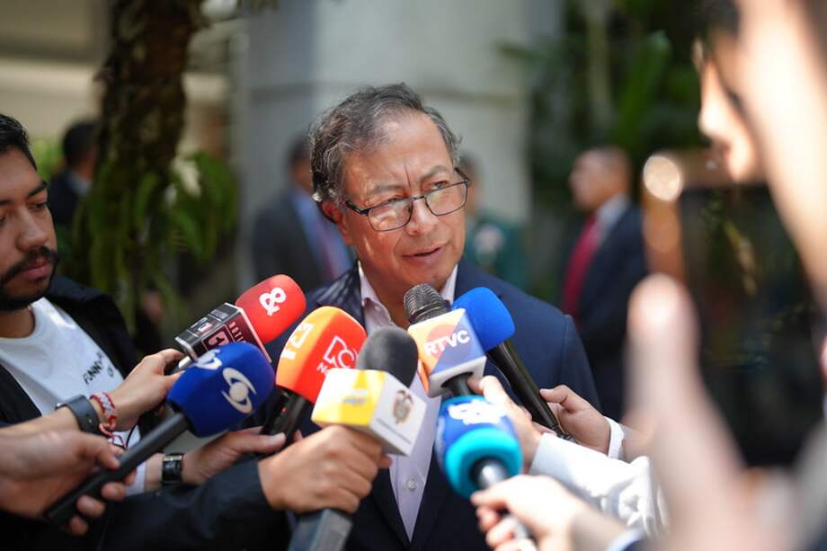 Declaración a medios del presidente Gustavo Petro. Guatemala, 15 de enero de 2024.