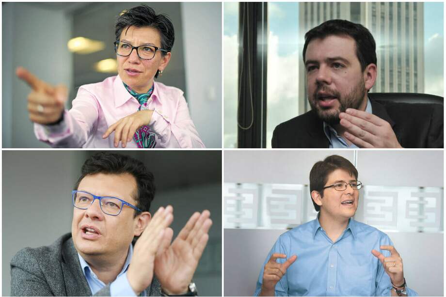 Los cuatro candidatos fueron los "finalistas" de una baraja de casi 10 aspirantes. / Archivo El Espectador.