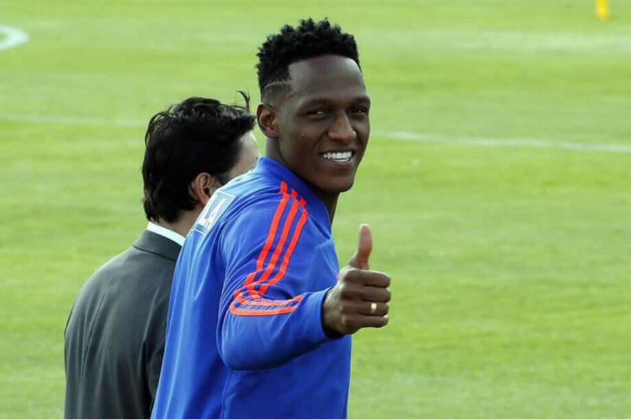 Yerry Mina, defensor de la selección colombiana de fútbol. / FCF
