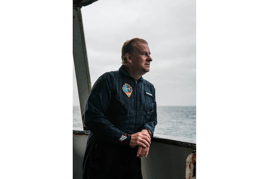 Hamish Harding antes del inicio de la RMS Titanic Expedition Mission, la expedición para observar los restos del Titanic en el Atlántico.