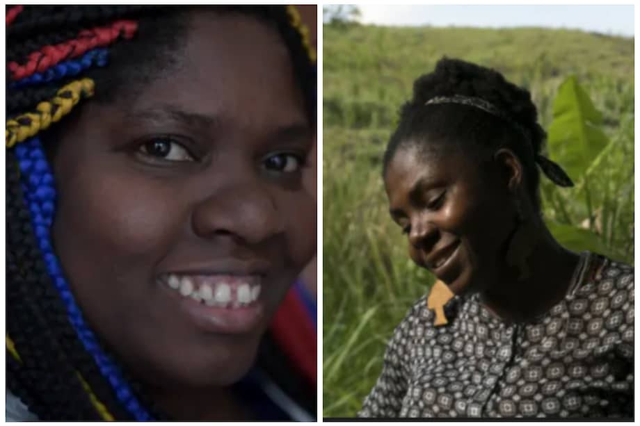 Yolanda Perea, víctima y representante de quienes padecieron violencia sexual en el conflicto, y Francia Márquez, quien lleva una década denunciando los impactos de la minería y otros proyectos extractivistas en su territorio.