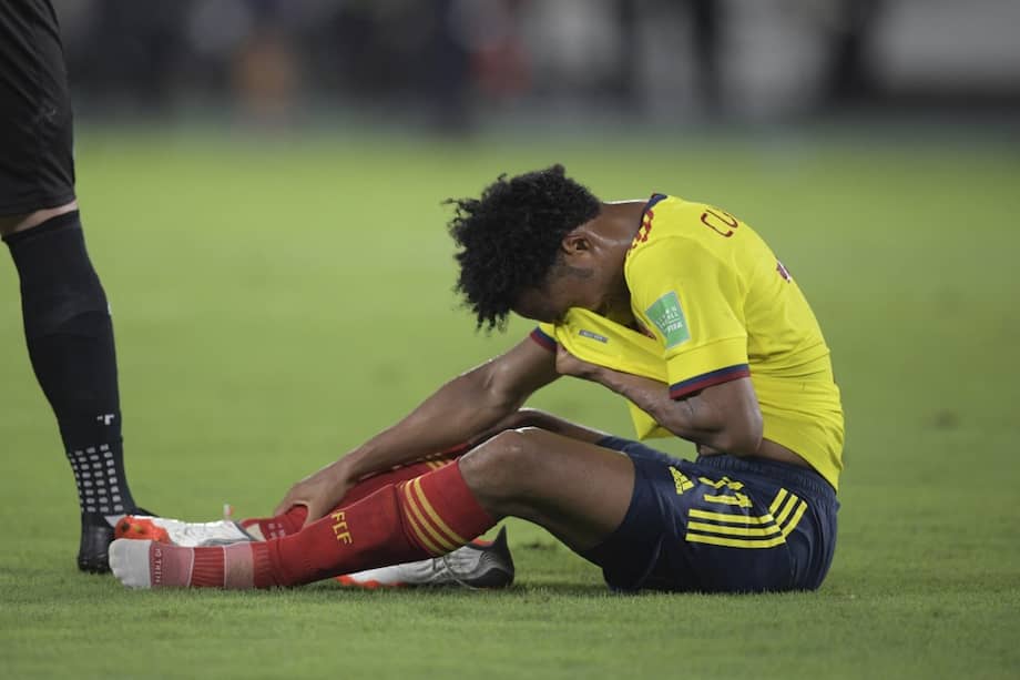 Juan Guillermo Cuadrado, uno de los estandartes de la selección de Colombia.