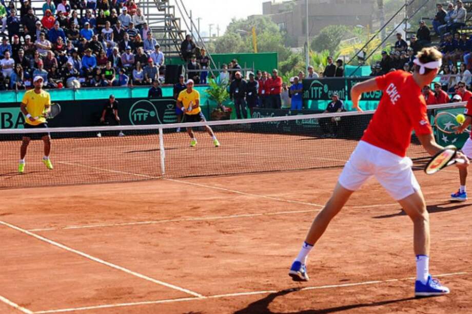 Chile enfrentará a Colombia en la Copa Davis. Foto: AFP