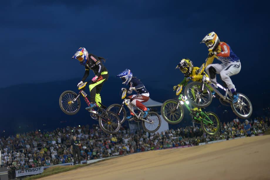Mariana Pajón en el Campeonato Mundial de BMX Medellín 2016. / Fotos: Luis Ángel
