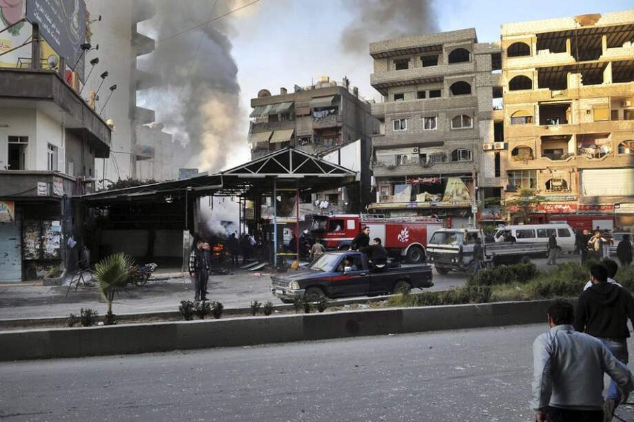 Escenario del ataque con carro bomba en Yarmana/ EFE