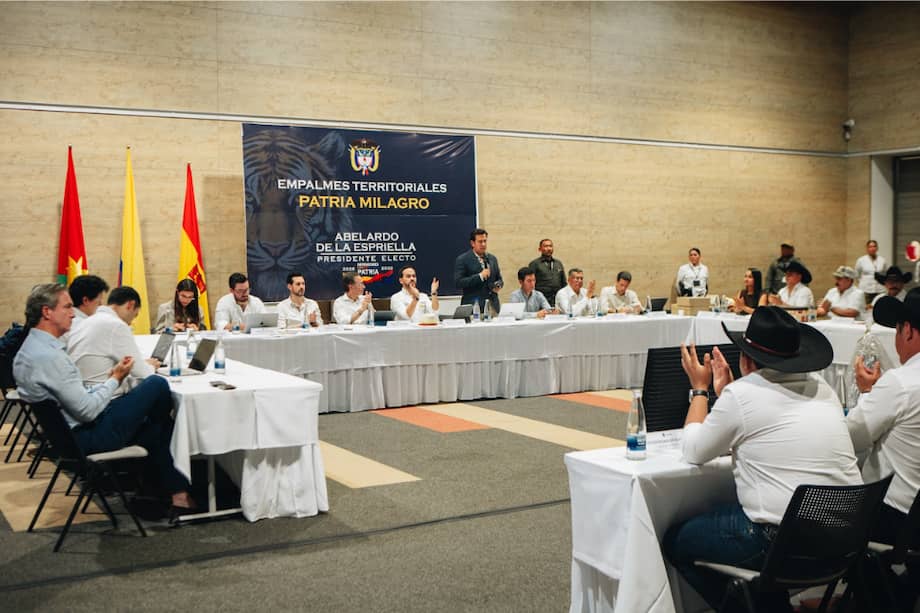 El presidente electo, Abelardo de la Espriella, lideró en Yopal el segundo empalme regional este 11 de julio.