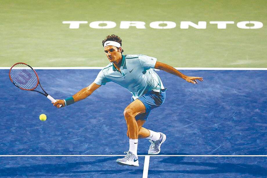 Roger Federer compite esta semana en Toronto. / AFP