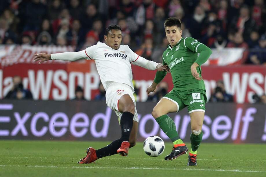 El colombiano ha disputado la Uefa Europe League con la Sampdoria y el Udinese. / AFP