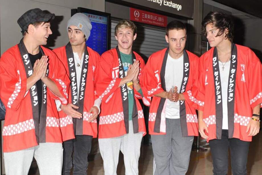 Los jóvenes de One Direction.