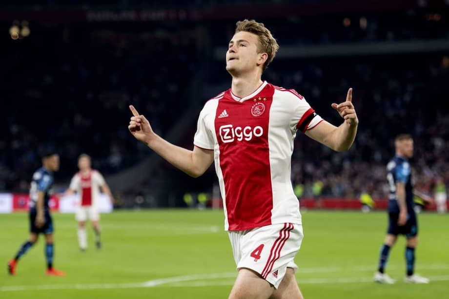 El capitán del Ajax, el joven holandés Matthijs de Ligt, una de las figuras del equipo tulipán. / AFP