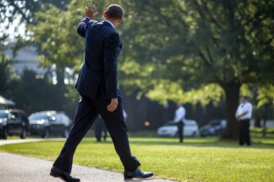 "Vamos a revisar eso a través de un proceso que ya está en marcha", dijo el presidente de EE.UU.