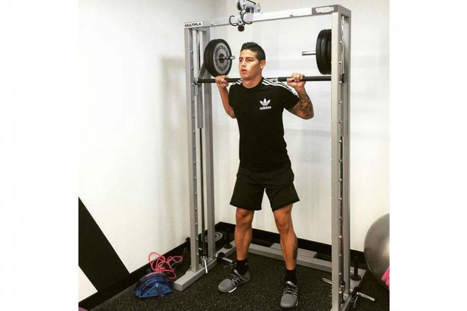 James Rodríguez continúa su proceso de recuperación. Foto: James Rodríguez