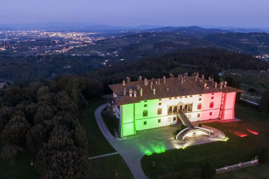 Villa Ferdinanda Medici de Artimino, en Toscana, Italia. / AFP