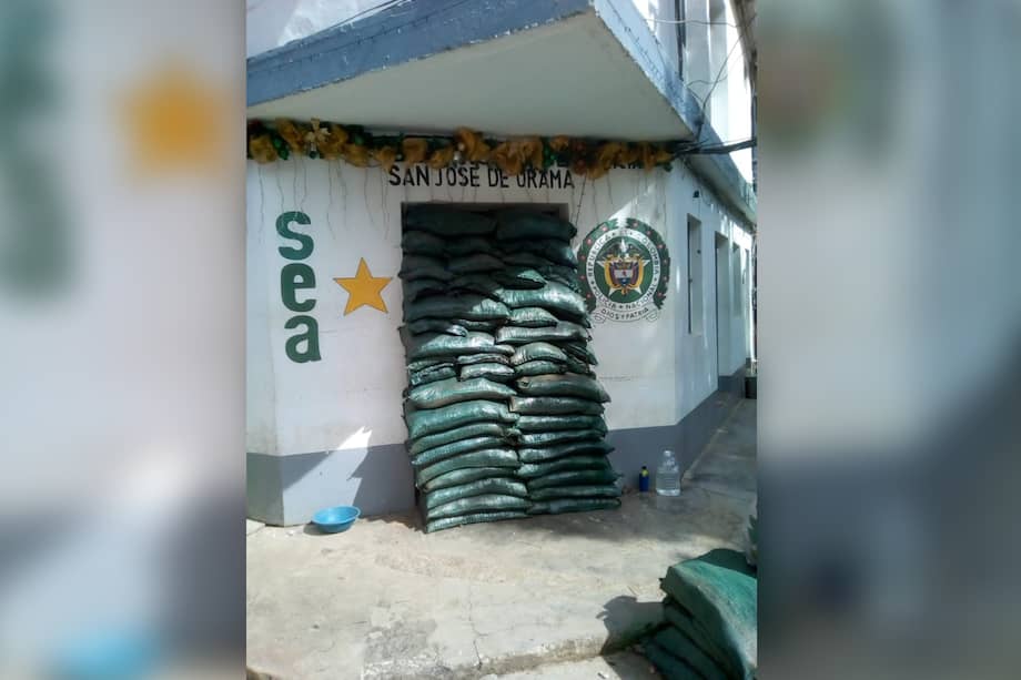 Así luce la subestación abandonada en el corregimiento antioqueño de San José de Urama.