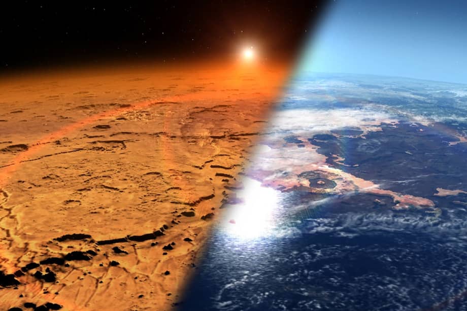El viento solar y la radiación provocaron la pérdida atmosférica en Marte. / / NASA
