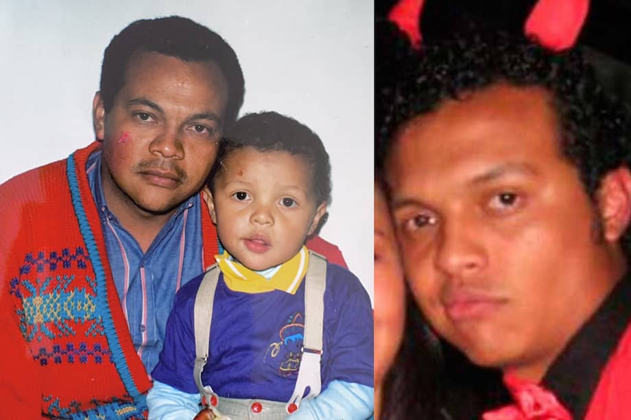 Fotografía compartida por Luis Colmenares junto con su hijo, Luis Andrés Colmenares.