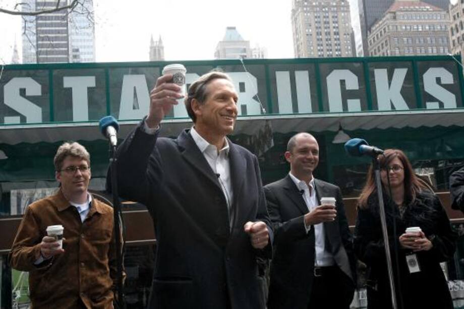 Con 1,6 billones de dólares, Howard Schultz es el genio detrás de Starbucks