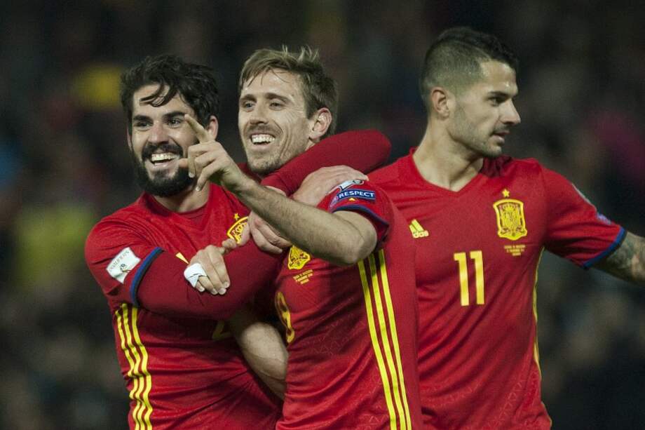 España es líder del Grupo G junto a Italia. / AFP