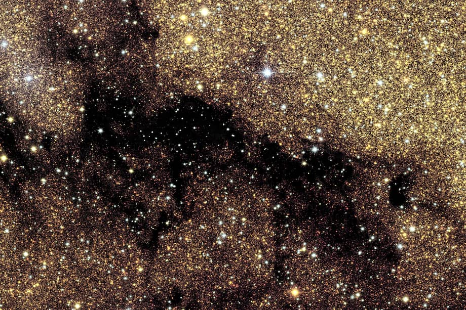 Centro de la vía láctea, según fotografía del telescopio Euclid de la ESA.