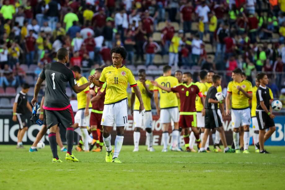 La selección colombiana empató 0-0 contra Venezuela y el martes enfrenta a Brasil en Barranquilla. / EFE