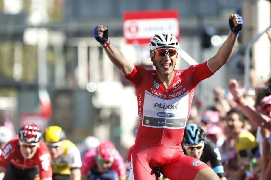 Marcel Kittel, ganador de la tercera etapa del Giro de Italia. Foto: AFP