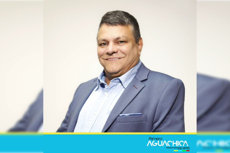 Robinson Antonio Manosalva, alcalde de Aguachica (Cesar).