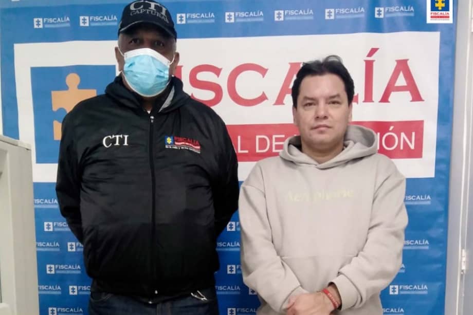 Andrés Mauricio Perdomo está preso desde junio de 2022, luego de entregarse en el búnker de la Fiscalía en Bogotá.