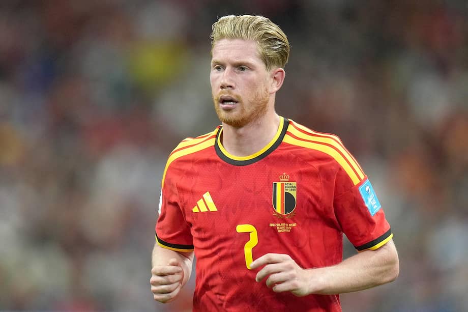 Kevin De Bruyne, jugador de Bélgica.