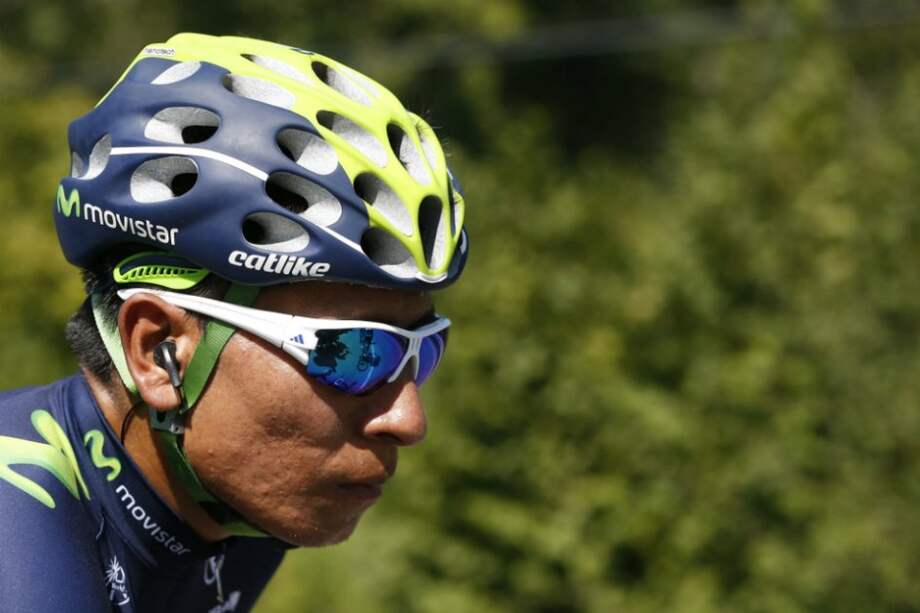 Nairo Quintana, pedalista boyacense del Movistar. / EFE