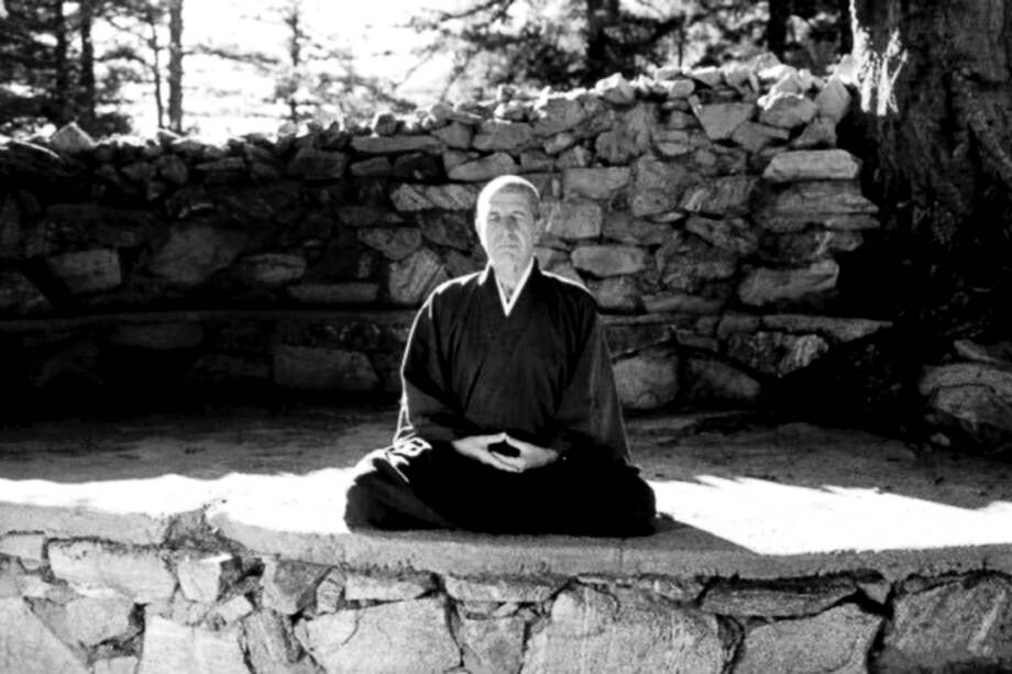 Leonard Cohen en el Mount Baldy Zen Center.
