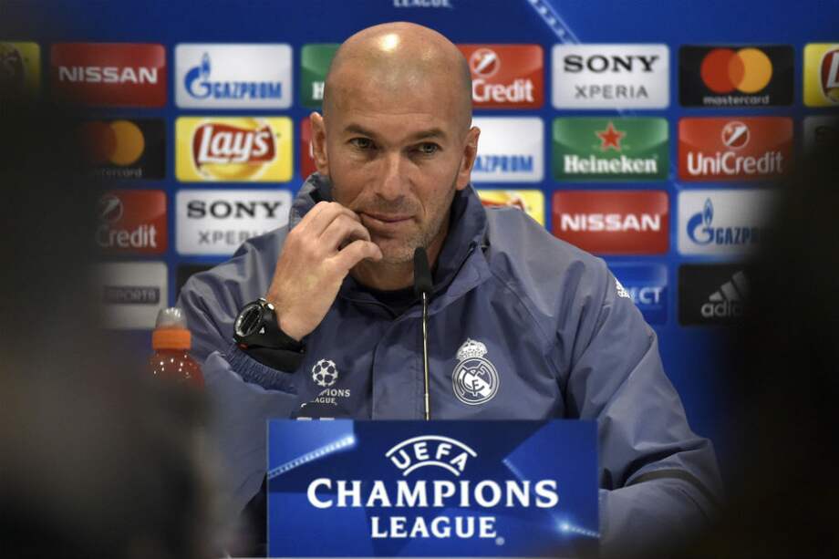 Zidane, técnico del Real Madrid. Foto: AFP