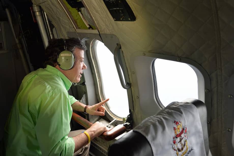 El presidente Juan Manuel Santos.