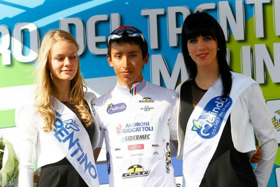 Egan Bernal, ciclista colombiano del Androni-Sidermec. Foto: Team Androni Giocattoli